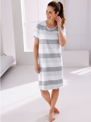 WITT WEIDEN Sleepshirts in rosé-weiß-gestreift + steingrau-weiß-gestreift