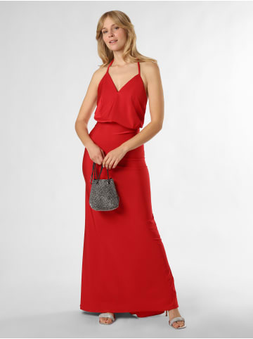 Unique Abendkleid mit Stola in rot - 0001