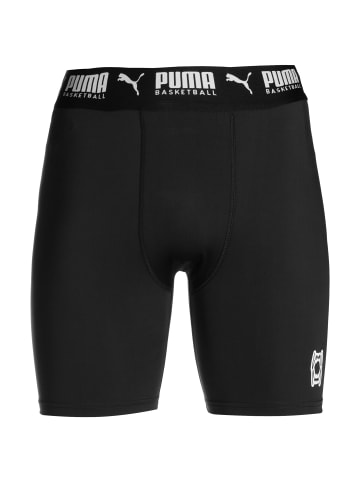 Puma Funktionsshorts Hoops Team Baselayer in schwarz