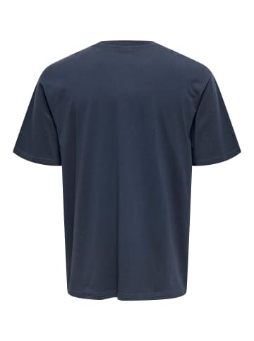 ONLY & SONS T-shirt in Blue Nights