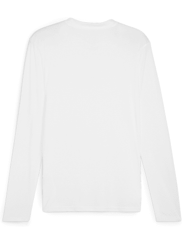 Puma T-Shirt "TeamGoal Baselayer Tee Longsleeve" in Weiß