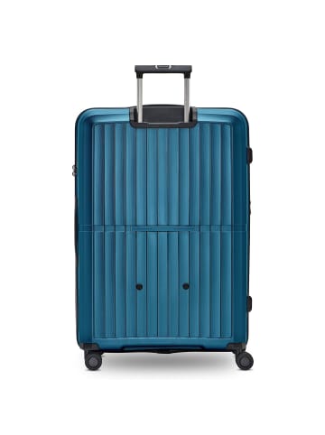 Pactastic Collection 01 4-Rollen Kofferset 3tlg. mit Dehnfalte in turquoise-metallic