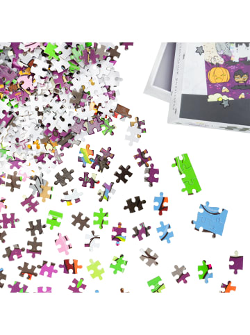 United Labels 1000 Teile Pummel und Friends Puzzle Grummeleinhorn Glitternacht in Mehrfarbig