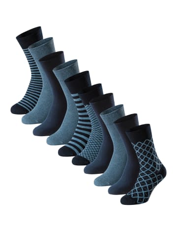 Schiesser Socken Bluebird in Blau - Mix