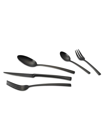 Echtwerk 30 tlg. Set Tafelbesteck "Avelino" in Schwarz