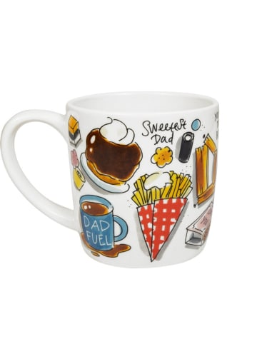 Blond Amsterdam Cappuccino-Becher Vatertag Bester Papa in Bunt - 500 ml