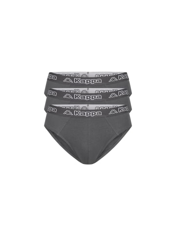 Kappa Kappa 3er Set Herren Slip in 3xAnthrazit