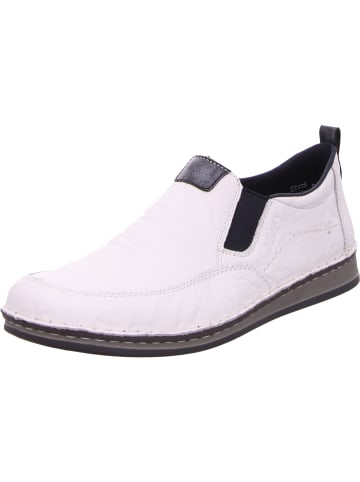 rieker Slipper in weiss/ozean