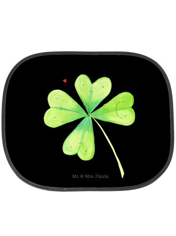 Mr. & Mrs. Panda sonnenschutz Blume Kleeblatt ohne Spruch in Schwarz