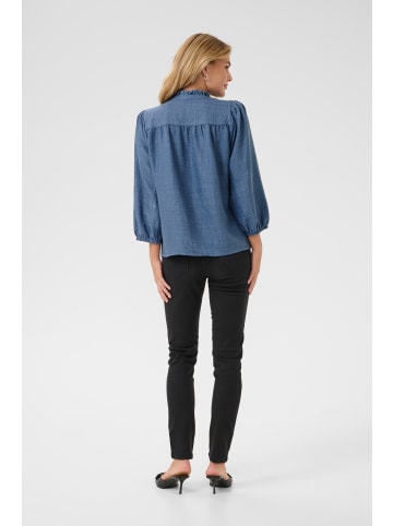 Kaffe Langarm-Bluse KAellen in Coronet Blue C.