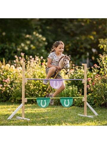relaxdays Hobby Horse Hindernis in Bunt - (B)150 (H)80 (T)40 cm