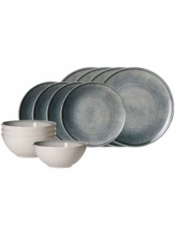 Ritzenhoff & Breker 12er Set Basic-Set Grana blau-grau in blau-grau