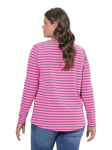 LAURASØN Langarmshirt in neon pink