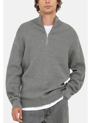 ONLY & SONS Sweattroyer Phil in Grau / dunkelblau
