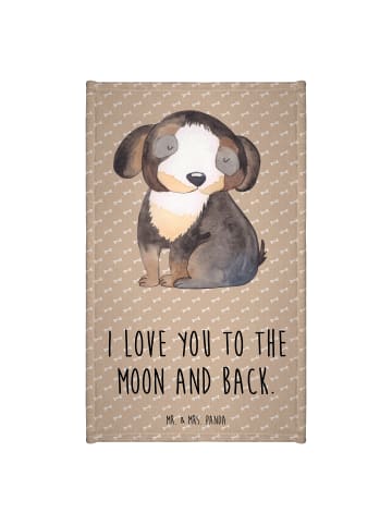 Mr. & Mrs. Panda handtuch gäste wc Hund Entspannen mit Spruch in Hundeglück