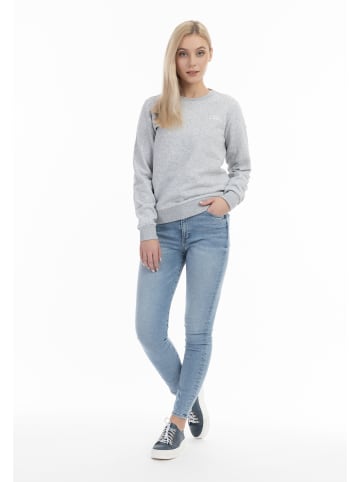 DreiMaster Maritim Sweatshirt in Hellgrau Melange