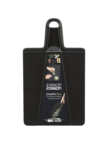 Joseph Joseph Duo SCHNEIDEBRETT Chop2Pot Plus in Schwarz