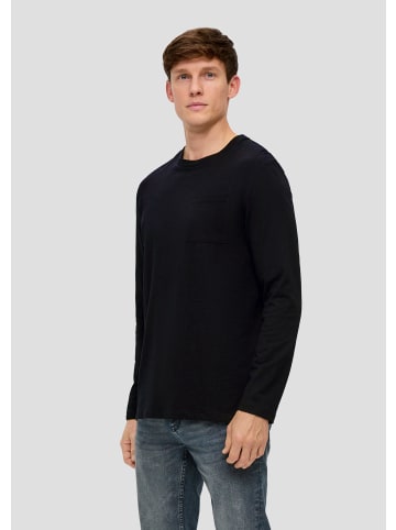 s.Oliver T-Shirt langarm in Schwarz