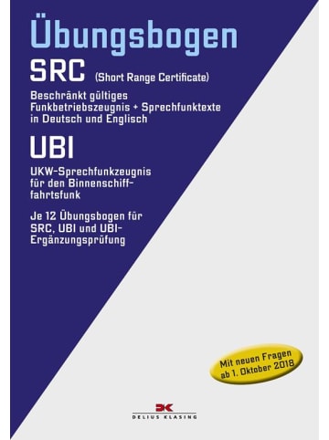 Delius Klasing Sammelmappe - Übungsbogen Funkbetriebszeugnis (SRC) /  UKW-Sprechfunkzeugnis f?