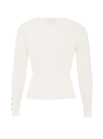 VIRITA Women Strickpullover in Wollweiss