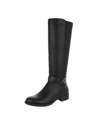 Ital-Design Stiefel in Schwarz