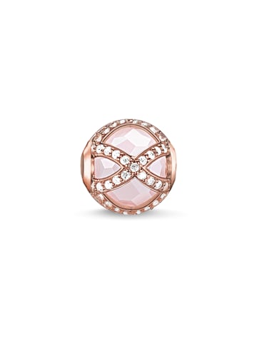 Thomas Sabo Bead in roségoldfarben, pink