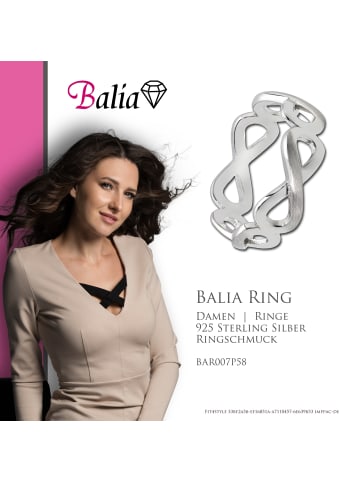 BALIA Ring Silber 925 Sterling Silber Wickelring Größe 54 (17,2)