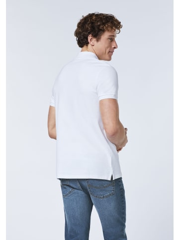 Oklahoma Jeans Poloshirt in Weiß