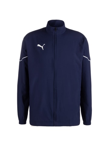 Puma Trainingsjacke teamRISE Sideline in dunkelblau / weiß