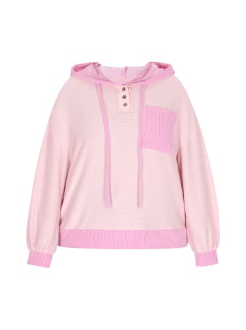 Swirly Plus Size Sweatshirt in pink