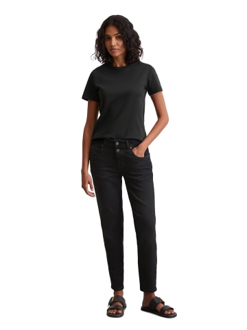 Marc O'Polo Jeans Model Theda boyfriend cropped in Black stretch wash