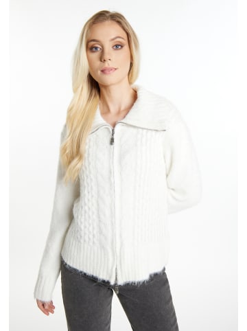 DreiMaster Damen Strickjacke in Weiss