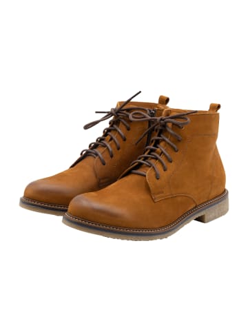 DreiMaster Vintage Veloursleder Boots in Braun