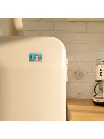 Mr. & Mrs. Panda haftmagnet Axolotl Liebe Design mit Spruch in Weiß