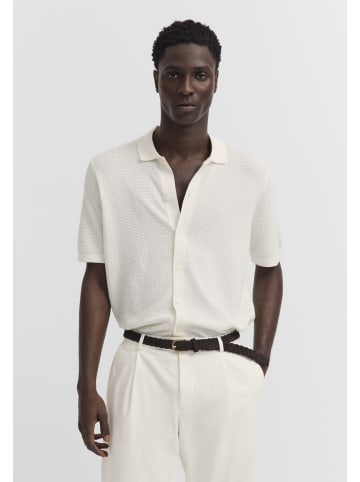 Bugatti Strickpolo in 20-ecru