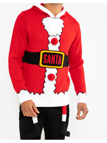 Threadbare Kapuzenpullover Wolseley in rot