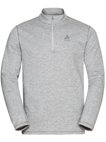 Odlo Longsleeve "Midlayer 1/2 Zip Berra" in Grau