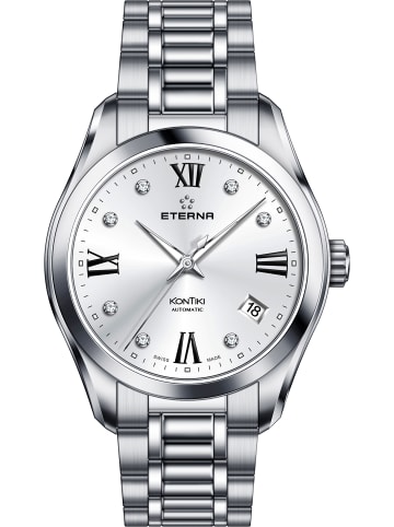 Eterna Automatikuhr für Damen in silber