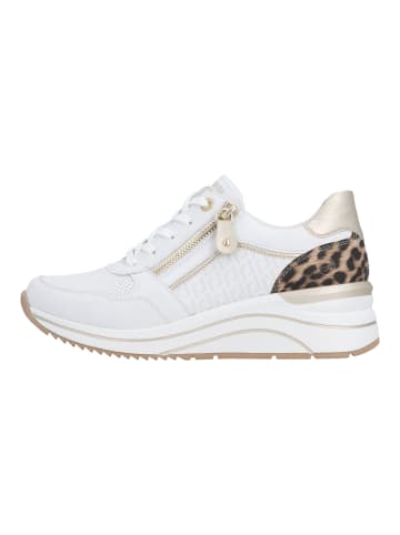 remonte Sneaker in Weiß/Braun