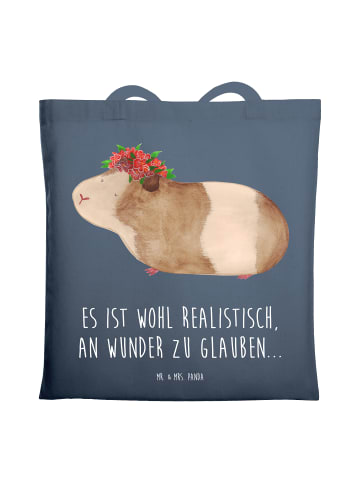 Mr. & Mrs. Panda Schultasche Meerschweinchen Weisheit mit Spruch in Indigo Blue