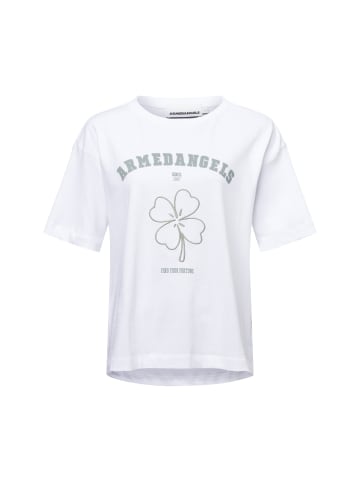 armedangels T-Shirt Giannaa Fortune in weiß schilf - 0001