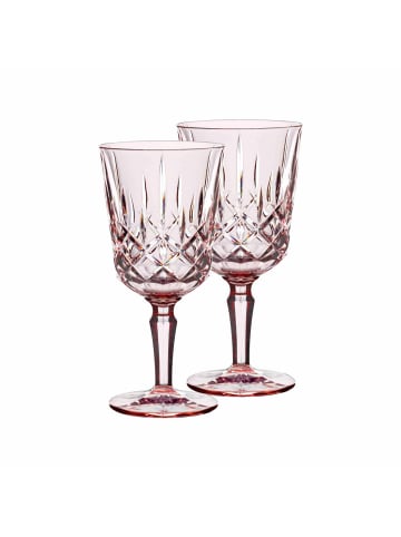 Nachtmann 2er Set Cocktail- / Weingläser Noblesse Colors 355 ml in Rosé