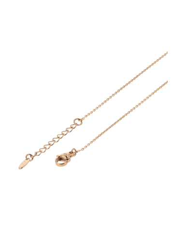 faina Women Pendant Necklace in Rose Gold Navy