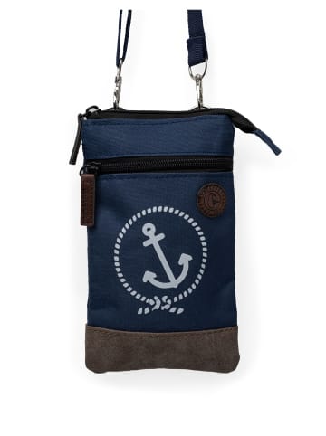 SCHIETWETTER Messenger Bag "Ankerliebe" in navy