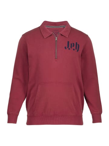 JP1880 Sweatshirt in rubinrot