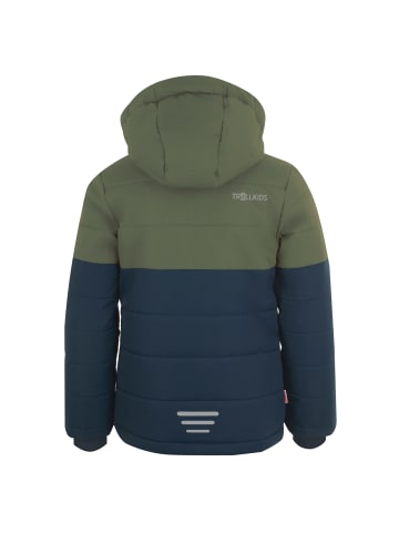 Trollkids Ski-/Snowboardjacke Hemsedal in moss/blue