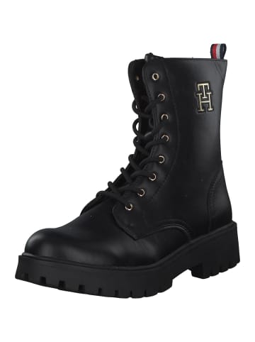 Tommy Hilfiger Schnürstiefeletten in BLACK