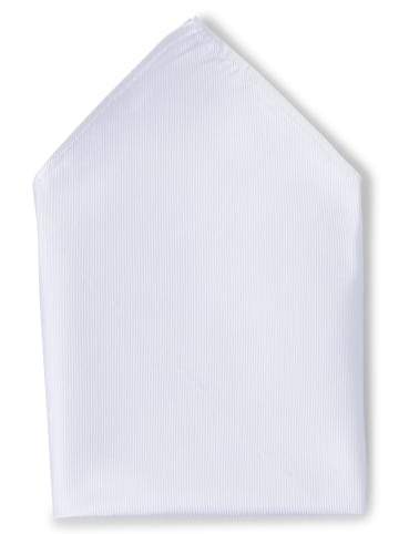 Finshley & Harding London Fliege und Einstecktuch in schwarz weiß - 0001