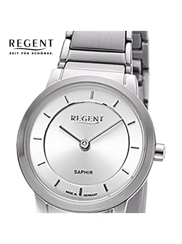 Regent Armbanduhr Regent Metallarmband silber klein (ca. 26,5mm)