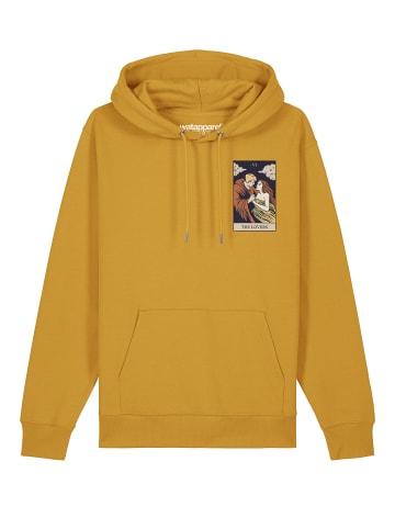 wat? Apparel Sweatshirt Tarot The Lovers in Ochre